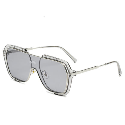 Retro Yellow Sunglasses UV Protection Men Tide