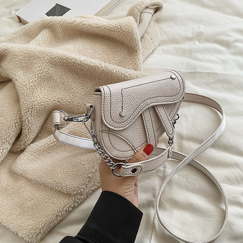 Mini Children's Women's Portable Crossbody Concave Shape Bag