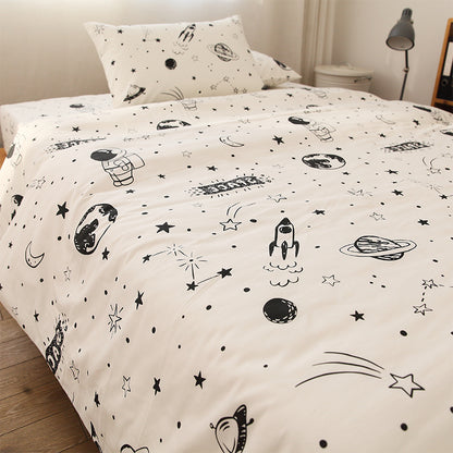 Fantasy Cartoon Style Cotton Bed Sheet Quilt Cover Pure Cotton Duvet Cover