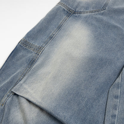 Distressed Washed Jeans Men And Women