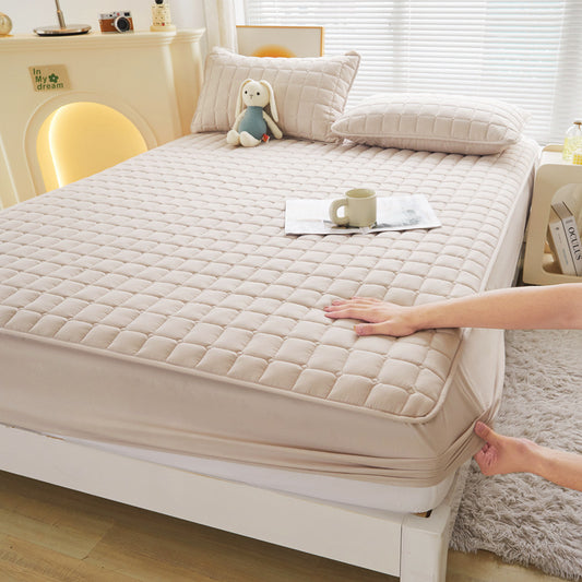 Quilted Waterproof To Prevent Leakage Of Urine Fitted Sheet Duvet Cover Mattress Cover