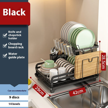 Kitchen Draining Countertop Foldable Dish Draining Rack
