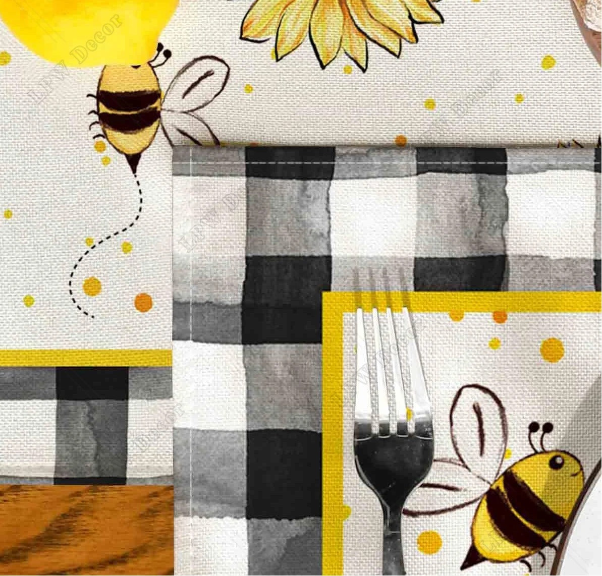 Summer Mats Refreshing Lemon Table Decoration Non Slip