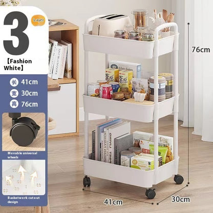 Trolley Rack Kitchen And Bedroom Snack Bathroom Bathroom Storage Rack