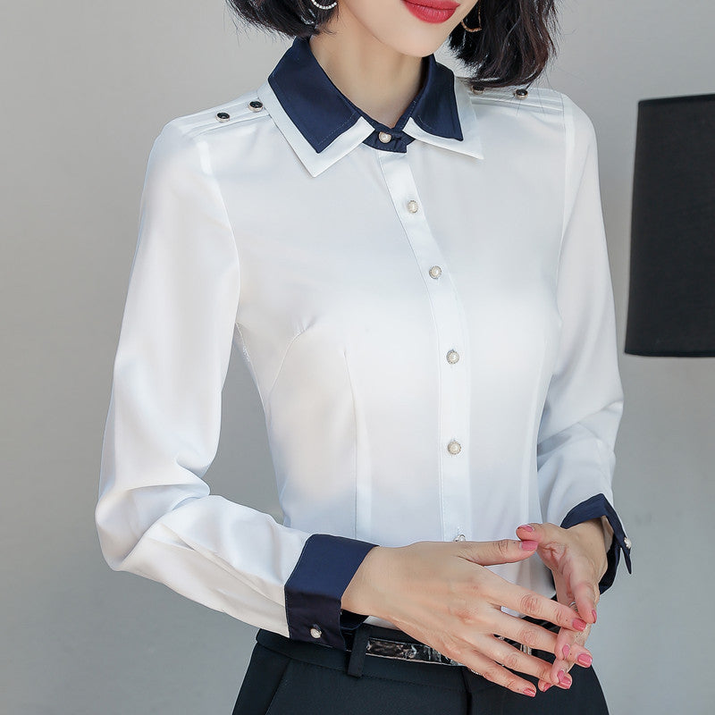 Formal Suit Commuter Drape Business Work Shirt