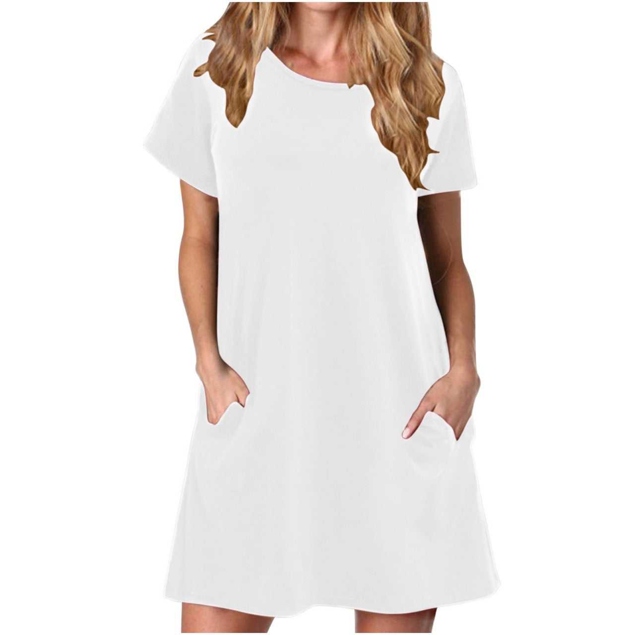 Summer Pullover Medium Style Dress for Women