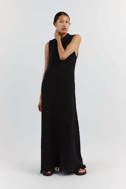 Sleeveless Tassel Long Dress Summer Women