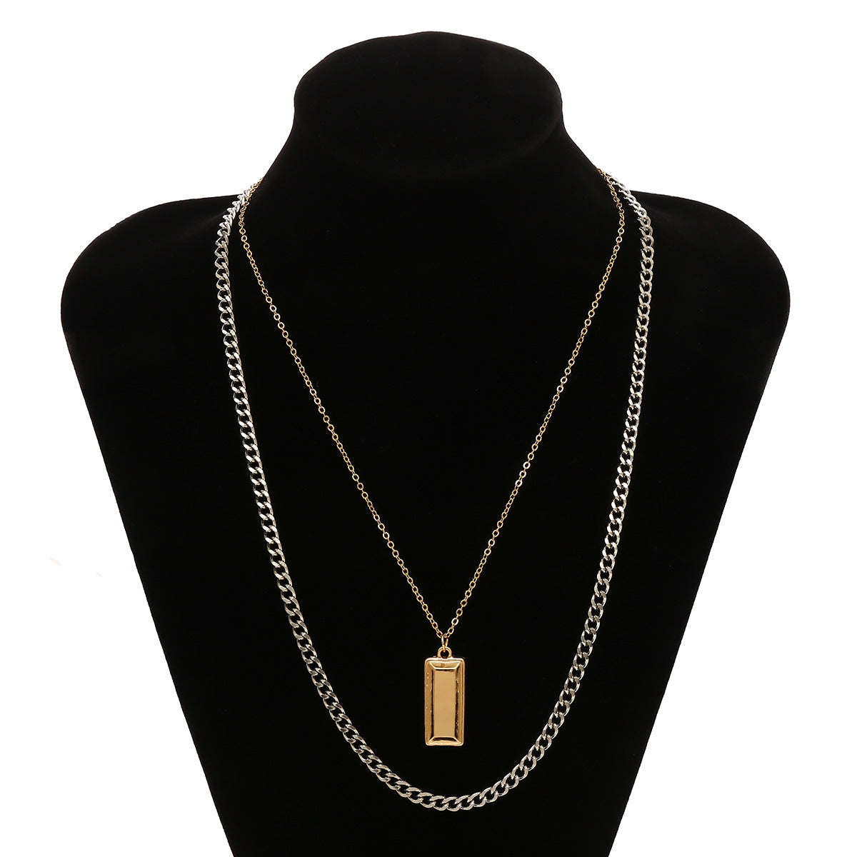 Multi-layer Item Jewelry, Personality Street Shooting Alloy Necklace