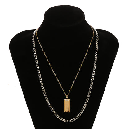 Multi-layer Item Jewelry, Personality Street Shooting Alloy Necklace
