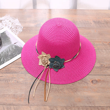 Women's UV Protection Small Brim Straw Hat