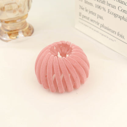 Women Hollow Hair Circle - High Horsetail Artifact Fixed Coiler Hairpin