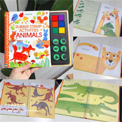 Kids Stamp Game Finger Coloring Book