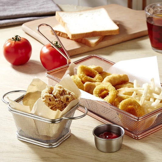 304 Stainless Steel Chips Basket Mini Frying Basket
