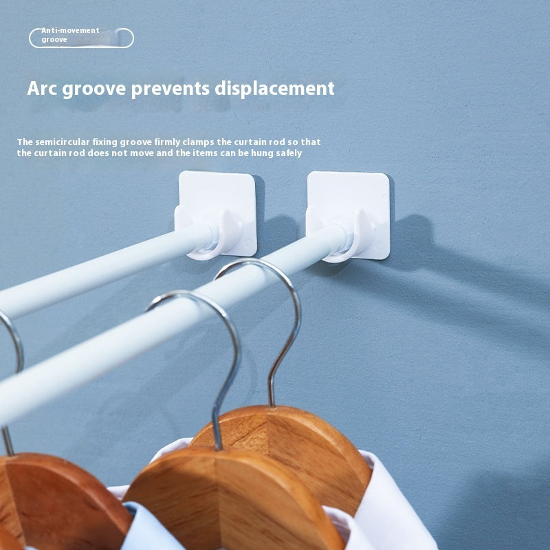 Anti-shedding Curtain Shower Curtain Rod Support Frame Hook