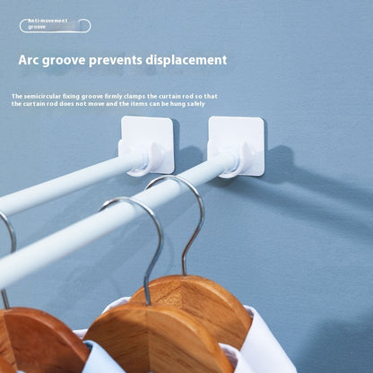 Anti-shedding Curtain Shower Curtain Rod Support Frame Hook