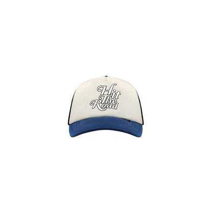 Blue & White Retro Cotton Adjustable Cap