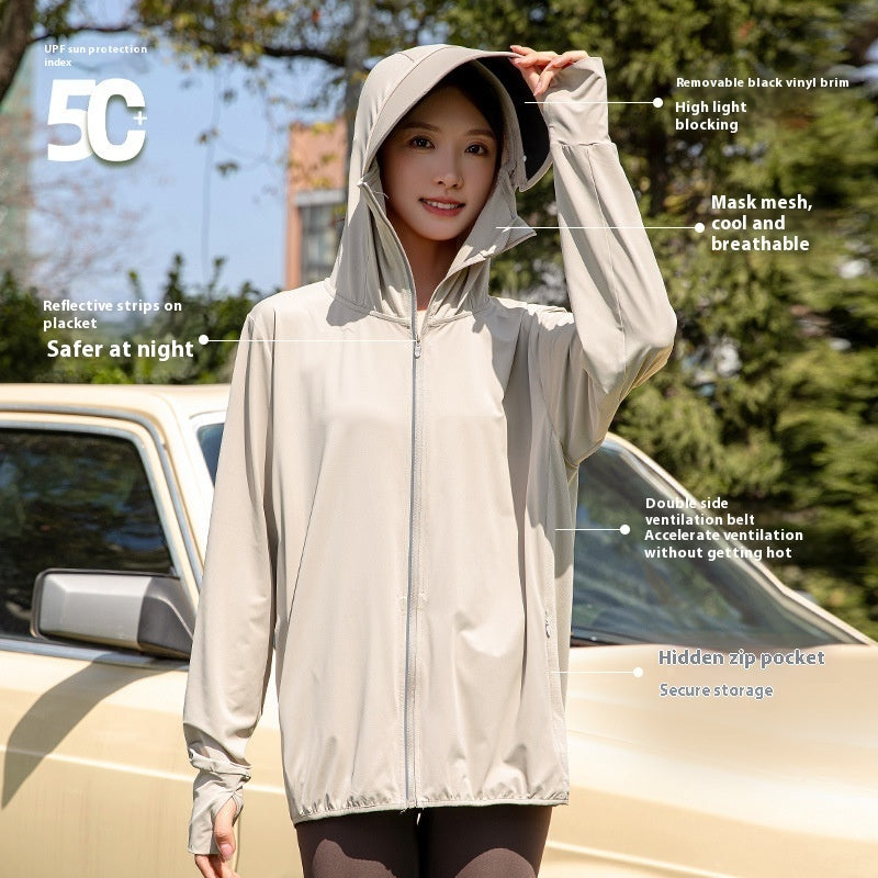 Outdoor UV-proof Ice Silk Raw Yarn Breathable And Loose