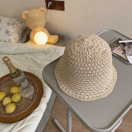 Fashion Knitted Round Top Fisherman Hat