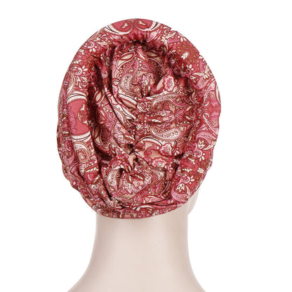 Back Sponge Hair Toe  Cashew Flower Print
