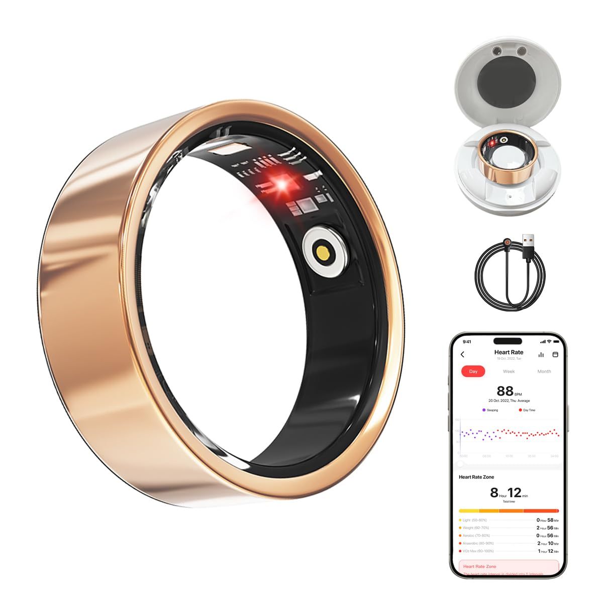Health Smart Ring - Advanced Fitness Tracker