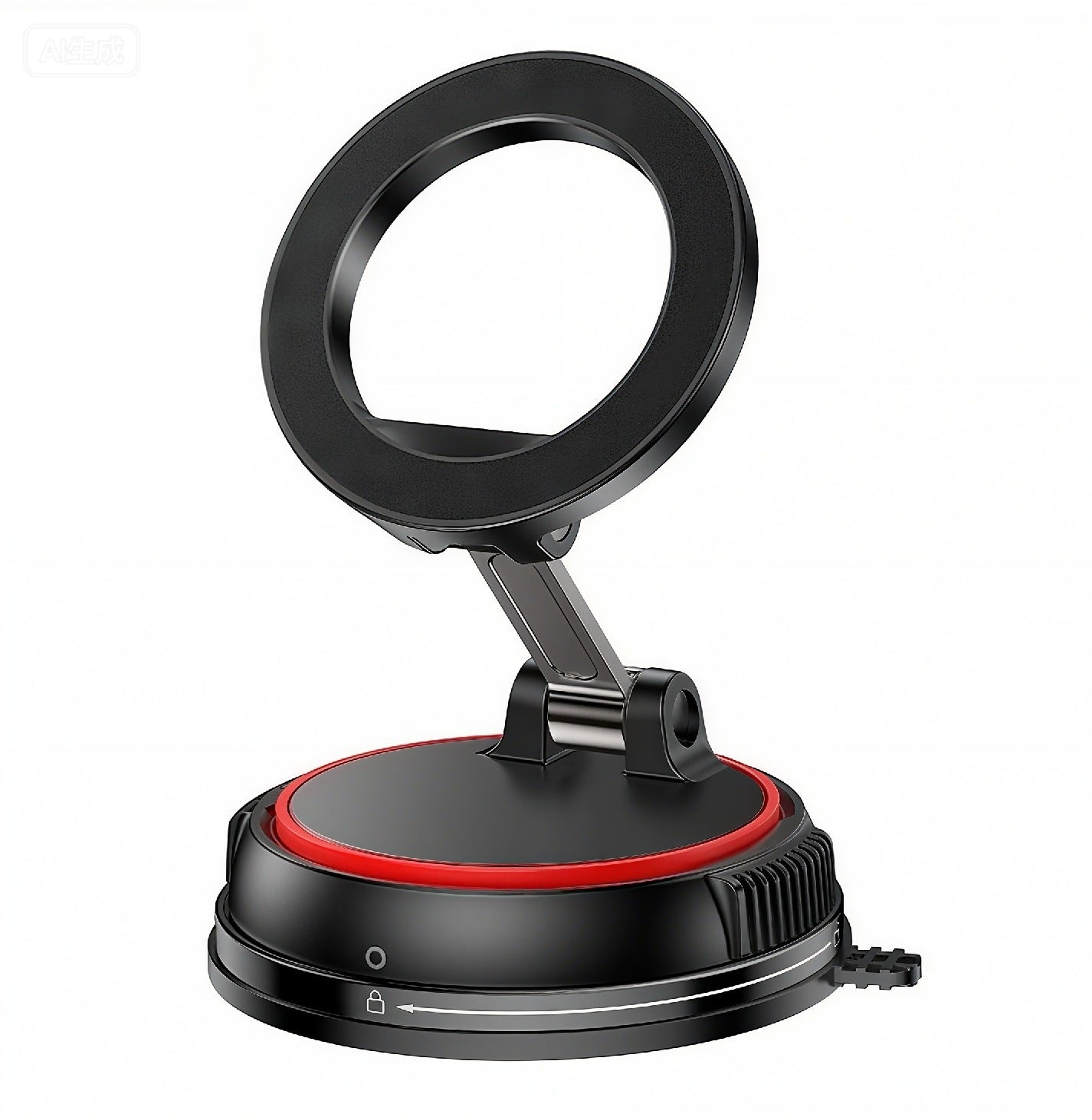 Foldable Adjustable Car Phone Holder - Strong Magnet High Quality