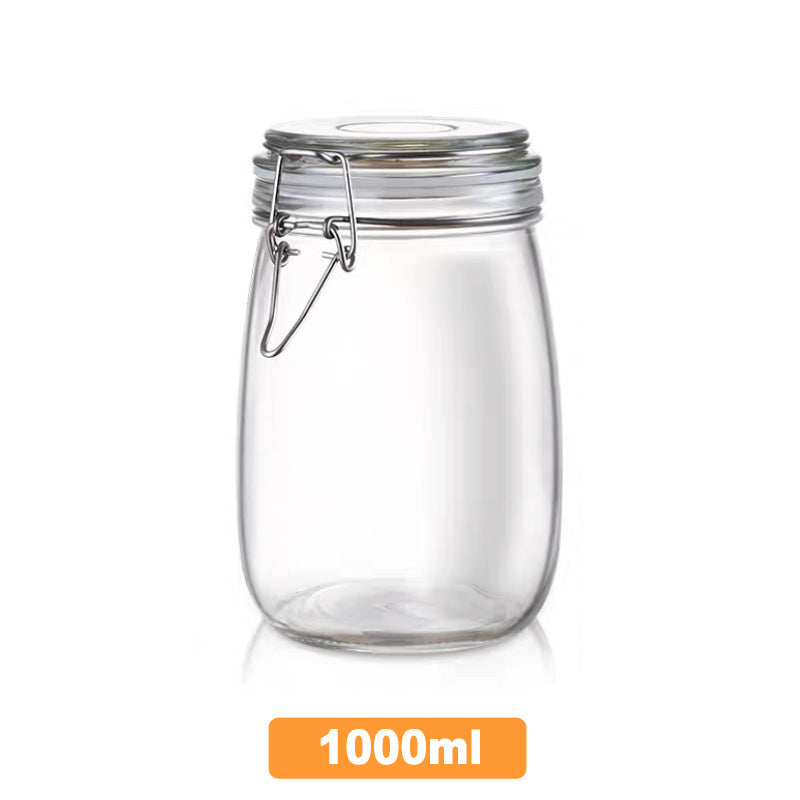 Glass Sealed Cans For Kitchen Food