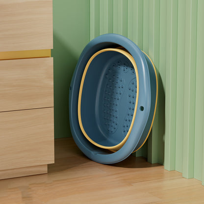 Foldable Foot Bath Portable Foot Wash Basin With Cover