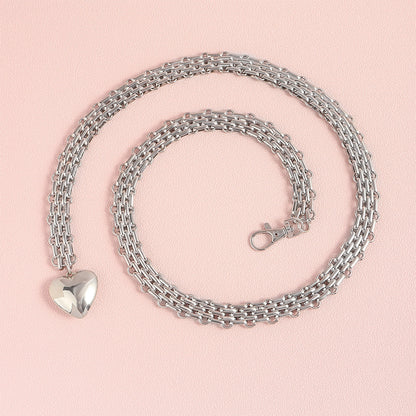 Men and Women Design Fashion Love Chain Pendant Waist Chain