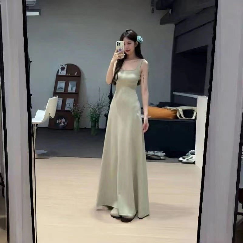 Summer Waist-tight Retro Dress Women
