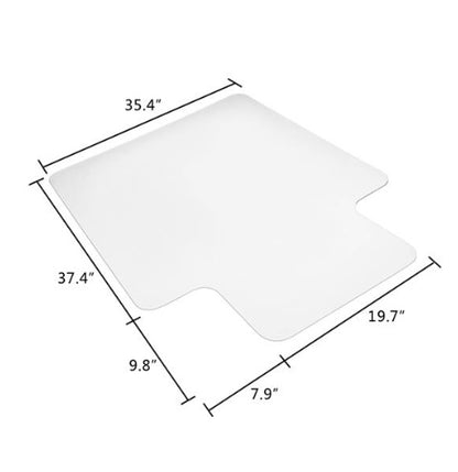 PVC Transparent Floor Protection Pad, Chair Pad Without Nails