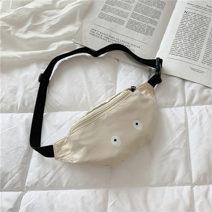 Children's Single-Shoulder Waist Bag - Funny Pattern Casual Backpack