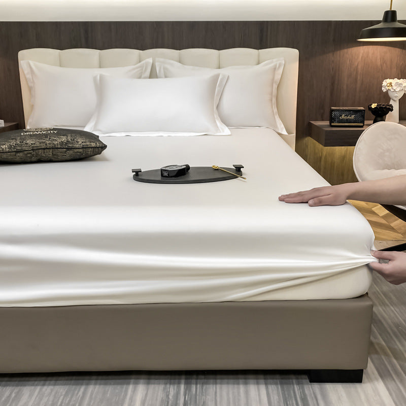 60 Cotton Long-staple Cotton Three-piece Bed Sheet Set