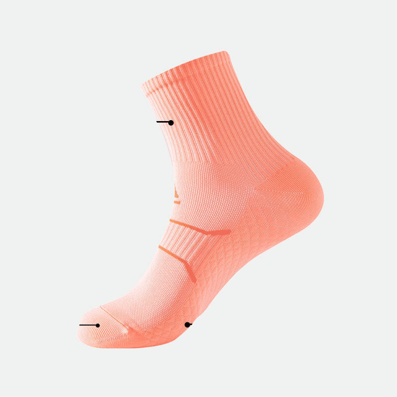 7 Pairs Compression Stockings for Women - Colorful Sports Pressure Socks