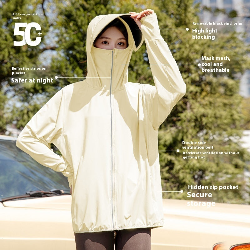 Outdoor UV-proof Ice Silk Raw Yarn Breathable And Loose