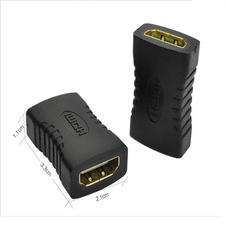 HD HDMI Female To HDMI Female Adapter HDMI Extension Cable