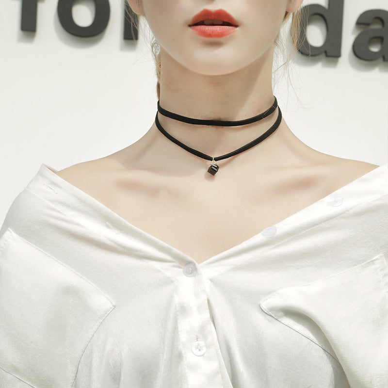 Women's Korean Style Short Neckband Necklace