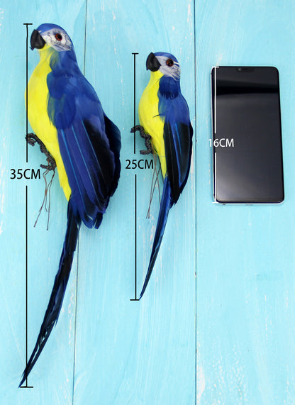 Artificial Foam Feather Parrot Decoration