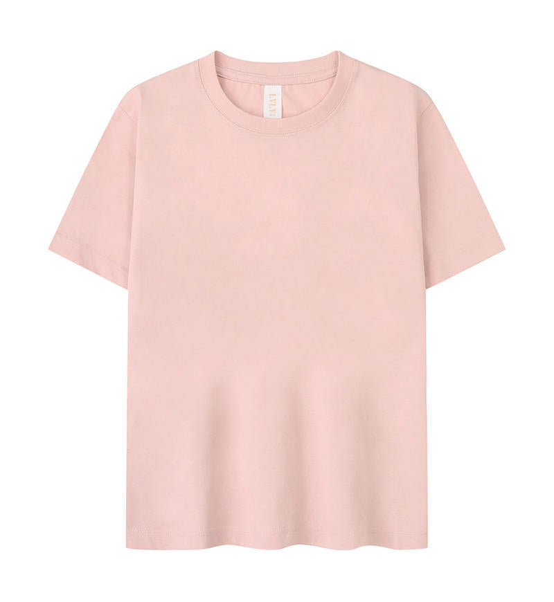 Children's Solid Color Round Neck Short Sleeves T-shirt