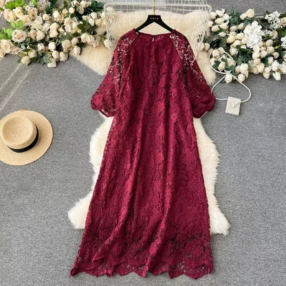 French Retro Heavy Industry Formal Dress