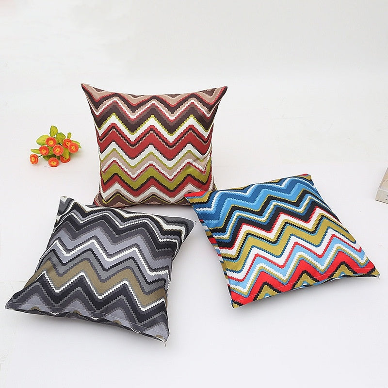 Corrugated Cushion Car And Sofa Pillow Cover