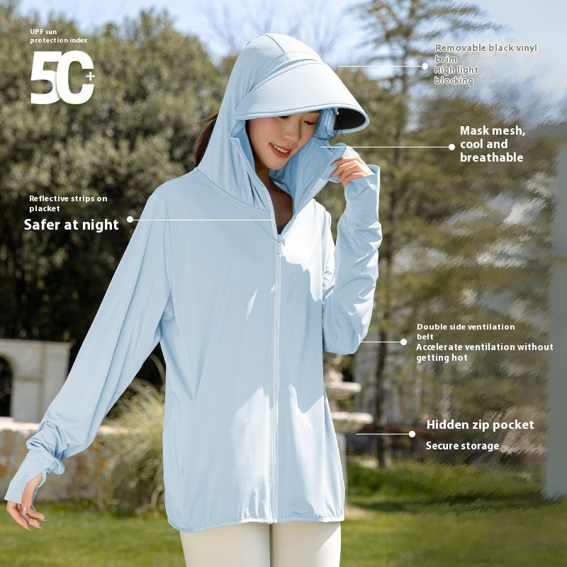 Outdoor UV-proof Ice Silk Raw Yarn Breathable And Loose