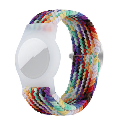 Airtag Kids Wristband - Soft Shell Rainbow Strap for Apple Airtag