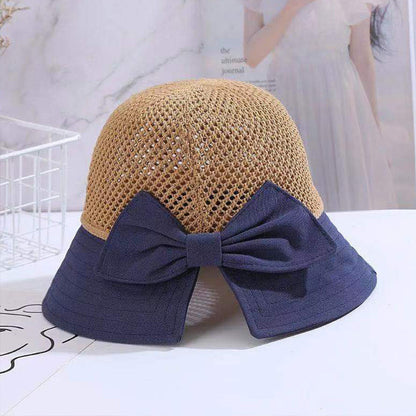 Women's Sunscreen Sun Hat Mesh Breathable Bow