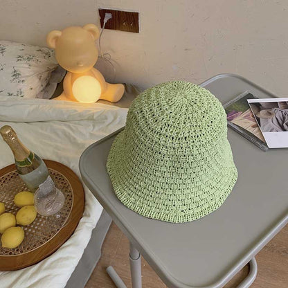 Fashion Knitted Round Top Fisherman Hat