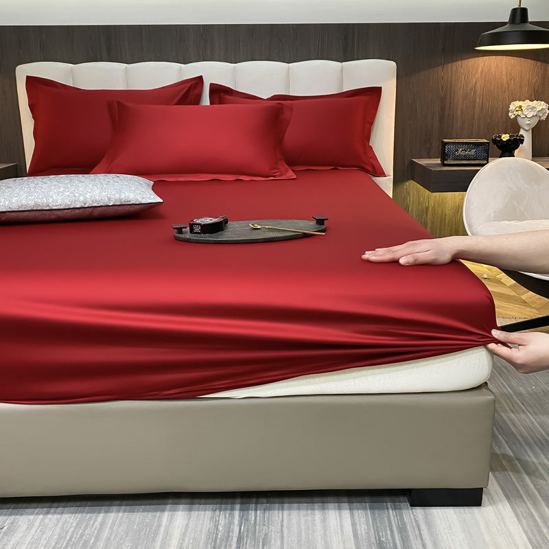 60 Cotton Long-staple Cotton Three-piece Bed Sheet Set