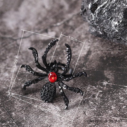 Halloween Spider Ring with Rhinestone