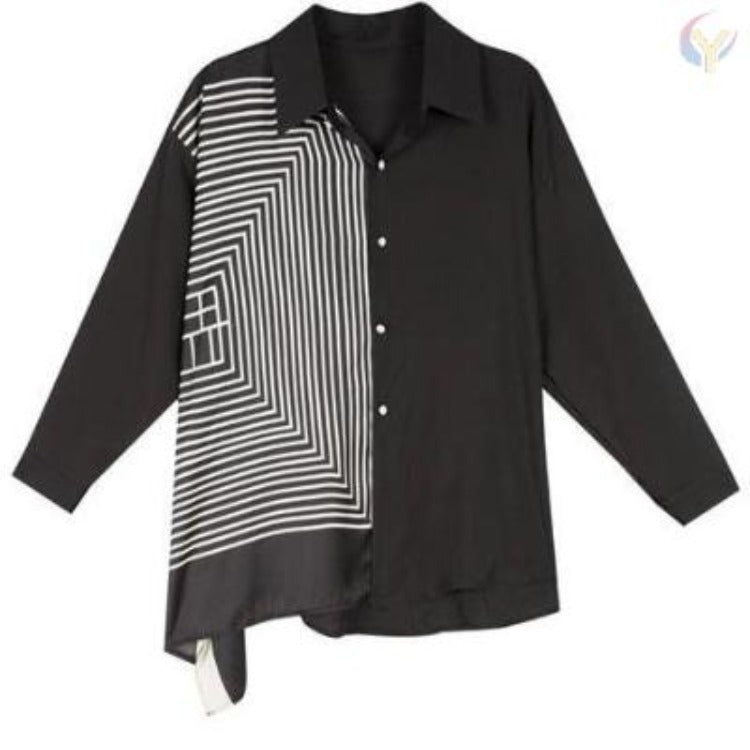 Irregular Design Sense Niche Girls Wear Shirts