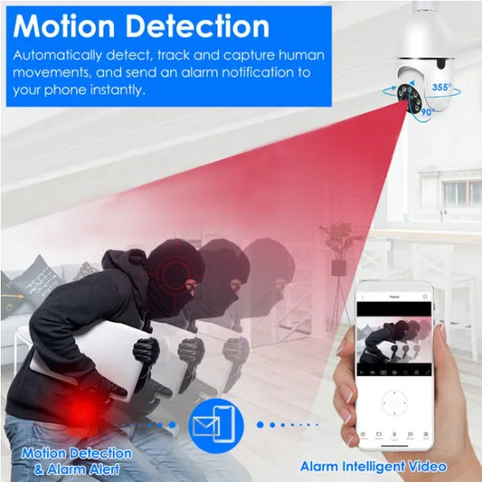 E27 WiFi Bubble Camera