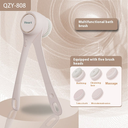Electric Bath Brush - Automatic Back Rubbing Long Handle Brush