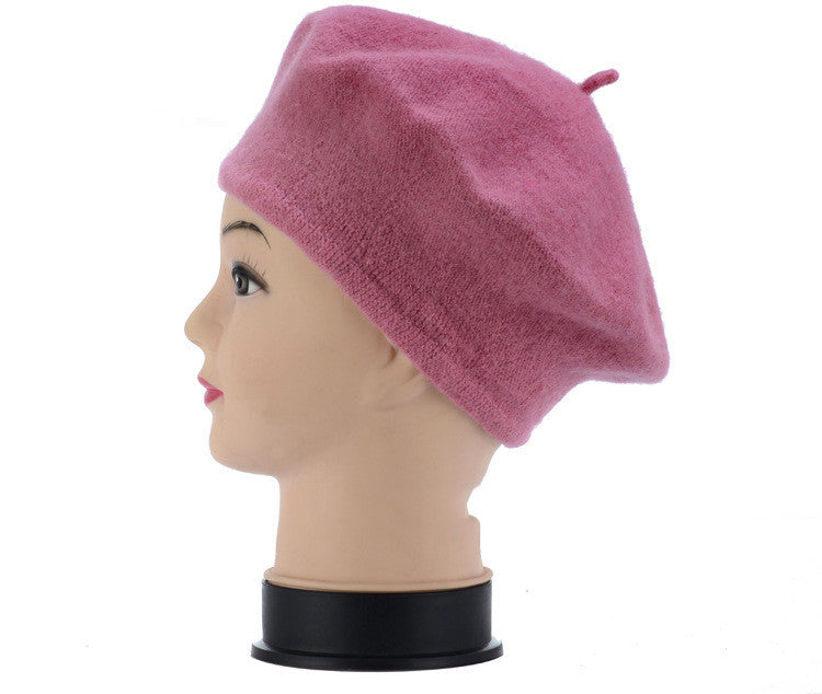 Korean Style Autumn And Winter Women's Wool Beret Hat
